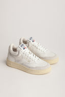 BASKET AUTRY OPEN LEAT/LEAT WHITE
