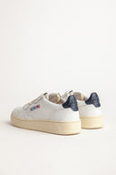 BASKET BAISSE MEDALIST EN CUIR BLANC ET SPACE