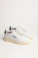 BASKET BAISSE MEDALIST EN CUIR BLANC ET SPACE