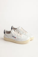 BASKET BAISSE MEDALIST EN CUIR BLANC ET SPACE