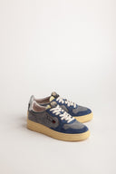 BASKET AUTRY MEDALIST LOW DAIM GRIS BLEU