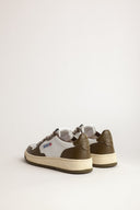 BASKET AUTRY MEDALIST LOW LEAT/LEAT WHT/MILITARY OLIVE