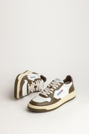 BASKET AUTRY MEDALIST LOW LEAT/LEAT WHT/MILITARY OLIVE