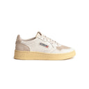 BASKET AUTRY MEDALIST LOW SUEDE/LEAT WHT/SAND