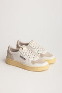 BASKET AUTRY MEDALIST LOW SUEDE/LEAT WHT/SAND