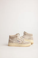 BASKET AUTRY MEDALIST MID SUEDE/HAIR ECRU’