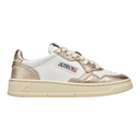 BASKET AUTRY MEDALIST LOW CUIR BLANC PLATINUM