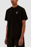 Tommy Heart Patch T-shirt Arte black