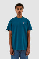 Tommy Heart Patch T-shirt Arte blue lagoon