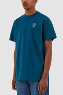 Tommy Heart Patch T-shirt Arte blue lagoon