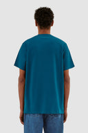 Tommy Heart Patch T-shirt Arte blue lagoon