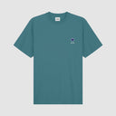 Tommy Heart Patch T-shirt Arte blue lagoon