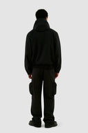 Veste en nylon à capuche avec poches 3D