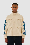 Veste brodée de fleurs Arte
