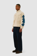 Veste brodée de fleurs Arte