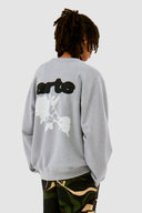 Blur Flower Crewneck