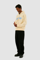 Sweat à capuche zippé brodé