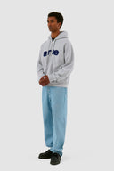Sweat à capuche zippé brodé