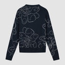 Tricot à fleurs brodées Arte