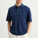 AMI Paris Boxy Fit Polo With Ami De Coeur Knitted Patch