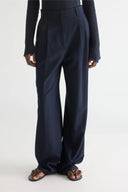 Pantalon tailleur bleu Dominic