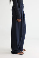 Pantalon tailleur bleu Dominic