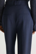 Pantalon tailleur bleu Dominic