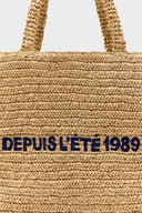 Sac fourre-tout en paille Itop