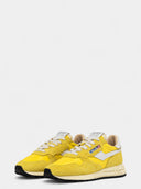 BASKET AUTRY REELWIND LOW EN NYLON ET DAIM JAUNE