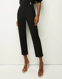 RENZO PANT veronica beard noir, boutons argent