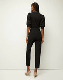RENZO PANT veronica beard noir, boutons argent