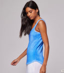 Débardeur Col U en Coton / Elasthanne Majestic