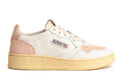 BASKET AUTRY MEDALIST LOW SUEDE/LEAT WHT/PINK