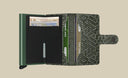 miniwallet hexagon green Secrid