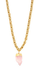 Sautoir Cristal Quartz rose dear charlotte