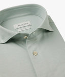 Light green Japanese knitted shirt Profuomo