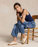 JEAN COURT LARGE TAILLE HAUTE  Ralph Lauren