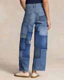 JEAN COURT LARGE TAILLE HAUTE  Ralph Lauren