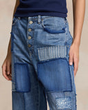 JEAN COURT LARGE TAILLE HAUTE  Ralph Lauren