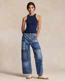 JEAN COURT LARGE TAILLE HAUTE  Ralph Lauren