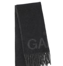 Black Fringed Écharpe Ganni