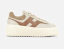 Sneakers Hogan H-Stripes Ivoire Beige Marron