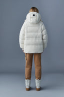 EDANA teddy down puffer jacket with removable hood Mackage