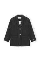BLAZER STRIPE SUITING BOXY