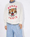 SWEATSHIRT OVERSIZE BRODÉ UNISEXE 'KENZO LUCKY TIGER' kenzo