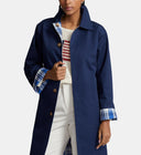 Manteau long droit réversible ceinturé Ralph Lauren
