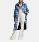 Manteau long droit réversible ceinturé Ralph Lauren