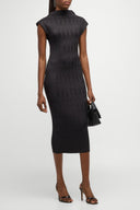 GRAMERCY PLEATED SATIN DRESS veronica beard