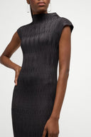 GRAMERCY PLEATED SATIN DRESS veronica beard