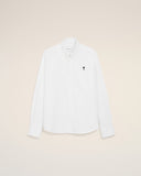 White Cotton Ami De Coeur Oxford Shirt